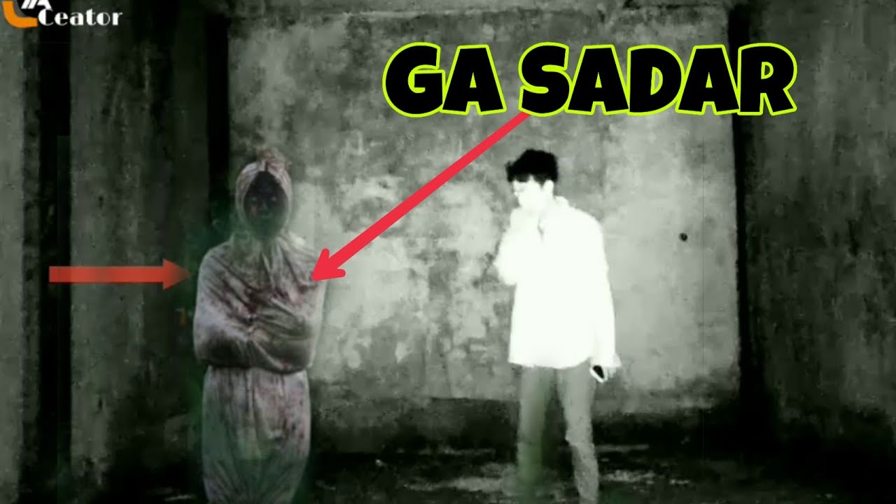 Uji Nyali Penampakan Pocong Saat Uji Nyali Di Gedung Tua Youtube