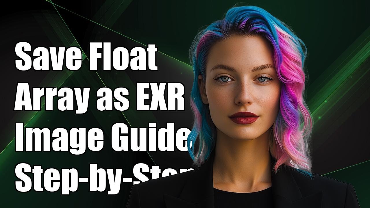 How to Save Float Array as EXR Image: Step-by-Step Guide and Solutions ...