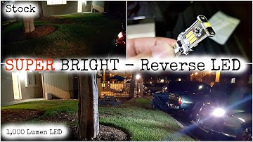 SUPER BRIGHT!! Reverse led Back Up JDMASTAR 1000 lumens