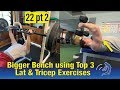 50 Pound Bench Press Gain in a month - Using Top 3 Tricep Exercises - Ep22, Pt2