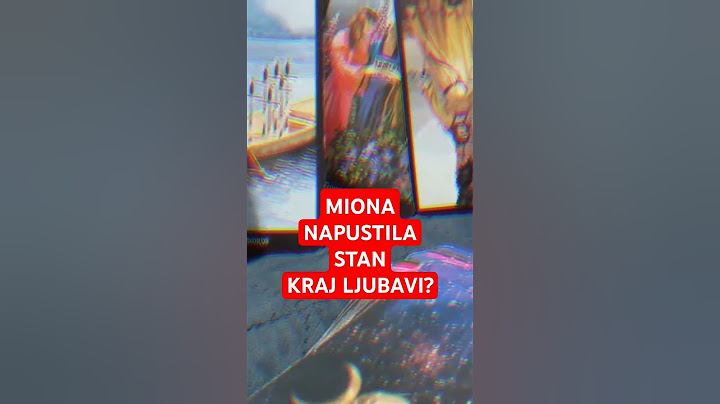 MIONA NAPUSTILA STAN, KRAJ VEZE SA SHA?