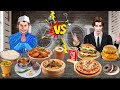 Desi Vs Videsi Food Eating Challenge Street Food Competition Hindi Kahani Moral Stories Comedy Video