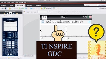 How to graph Trig Functions TI Nspire GDC