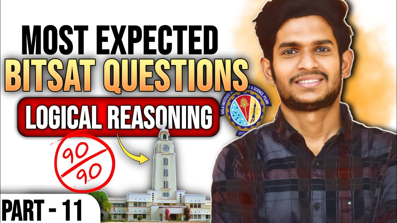 BITSAT 2026 Logical Reasoning & English Important Questions 🔥 | Most Expected Questions  