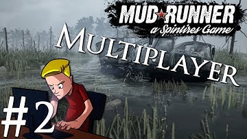 Spintires: Mudrunner | PC | Multiplayer Campaign | The Bog | Part 2