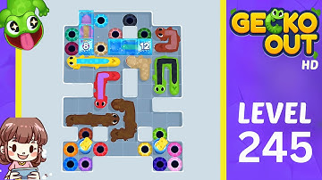 Gecko Out Level 245 Solution Walkthrough