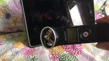 How to copy audio files from zoom H1 to iPad