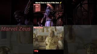 Marvel Zeus vs God of War Zeus ⚡ Comparison #godofwar #thorloveandthunder #zeus #marvel #4k
