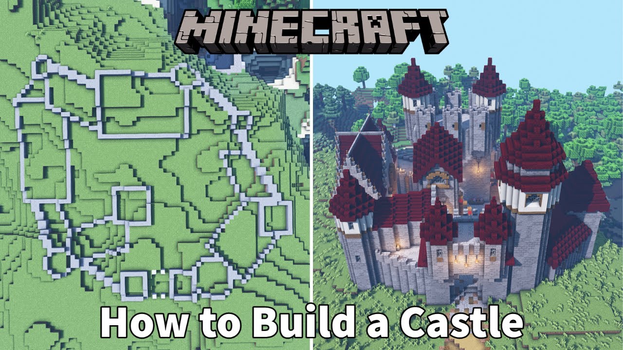Medieval Castle Blueprints Minecraft : Minecraft Castle Blueprints Step ...