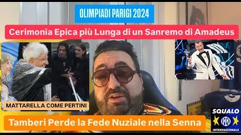#parigi2024: Cerimonia più Lunga di Sanremo di Amadeus, Gimbo Tamberi Perde la Fede nella Senna