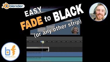 Fade In/Out to Black or any other strip in Blender