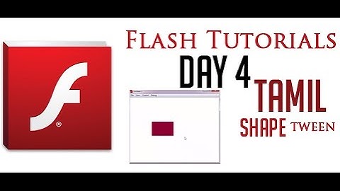 Flash tutorial step by step tamil day 4