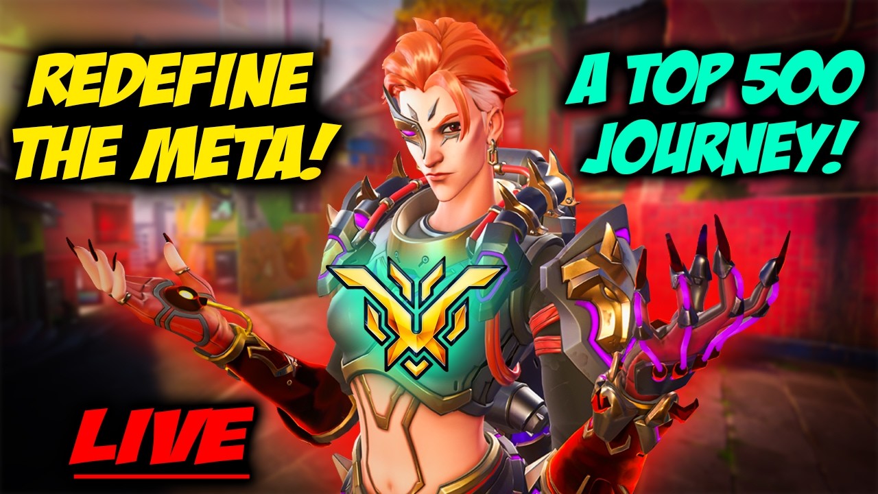 RACE TO TOP500 SUPPORT! Educational Competitive Overwatch Games! Live Rankup Tips & Tricks!