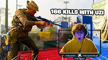 166 KILLS! BEST UZI SETUP.. FASTEST KILLING UZI SETUP.. (BEST UZI CLASS SETUP!) - Modern Warfare