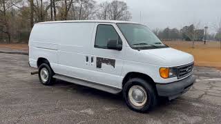 2004 Ford E350 Super Duty Diesel Cargo Van   VIN 0350