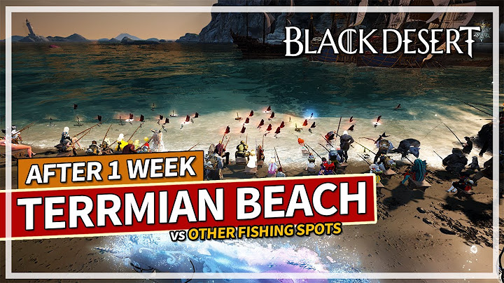 Terrmian Beach Fishing After 1 Week - Is It Worth Your Time? | Black Desert