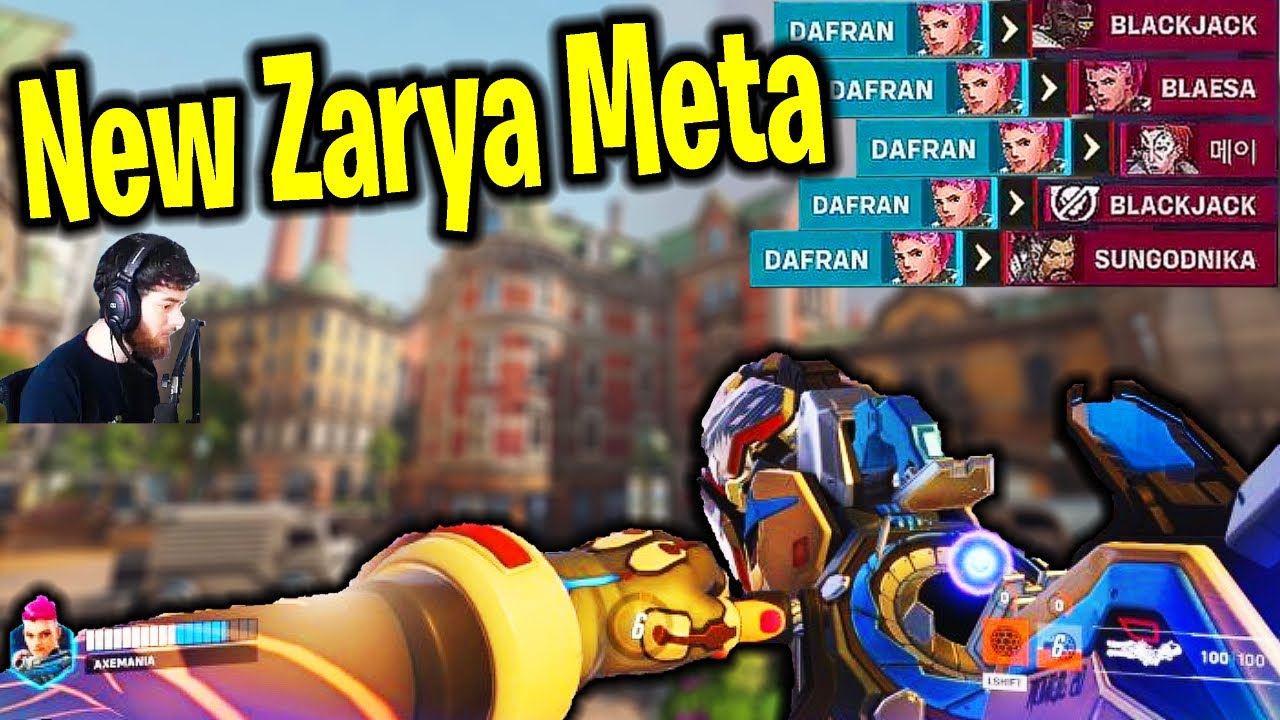 Dafran Shows NERFED Zarya BROKEN in Overwatch 2 New Meta - YouTube
