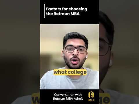Unlocking Rotman MBA