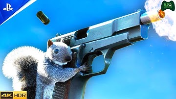 Squirrel with a Gun - Gameplay 4K 2160p 60FPS Ultra HD