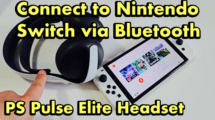 How to Connect PlayStation Pulse Elite Headset to Nintendo Switch via Bluetooth