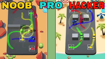 NOOB vs PRO vs HACKER ||PARK MASTER 3D|| (FORT)All Levels Gameplay Android,ios Level 7 - 10