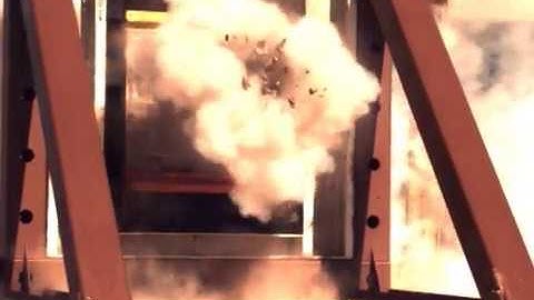 BakerRisk High Pressure Testing Against a Masonry Wall