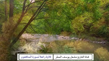 تلاوة رائعة لسورة المنافقون   _  الشيخ مشعل يوسف المطر