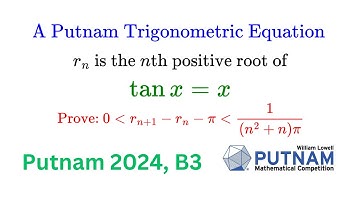 Putnam 2024, B3, A Calculus Problem
