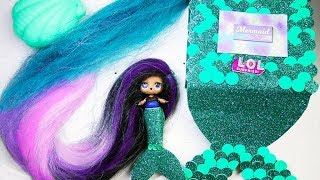 LOL DOLL WITH THE LONGEST HAIR IN THE WORLD !!! LOL HAIRGOALS !! Video for children. #lolhairgoals