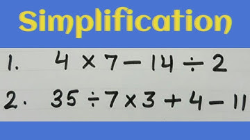 Simplification of numeric expression | How to simplify a numeric expression | DMAS Rule