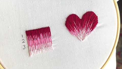 Long and Short Stitch - Embroidery Stitch Tutorial