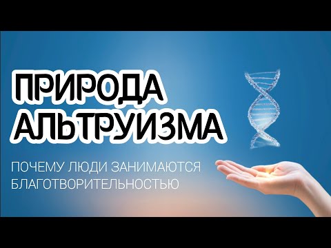 Почему люди занимаются благотворительностью: природа альтруизма и помогающего поведения.