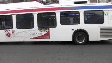 SEPTA 2007 New Flyer E40LFR 800 runs on emergency power.