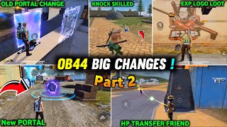 Top New Changes OB44 Upcoming Update 😲 Free Fire New Map New Portal Gun Ob44