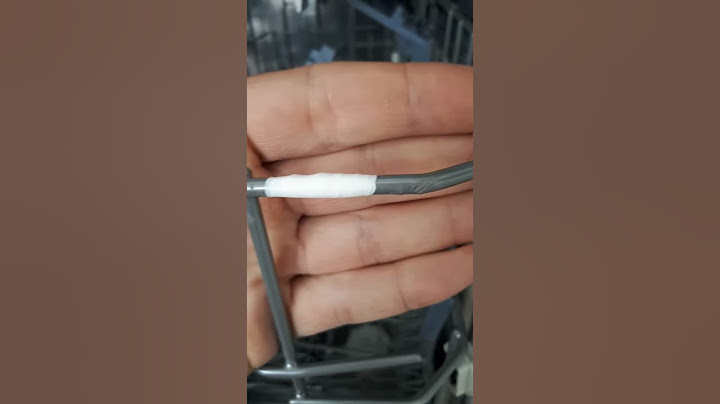 Repair your rusty dishwasher basket in 1 minute in a healthy and cheap way.