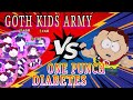 Goth kids army vs one punch diabetes  south park phone destroyer