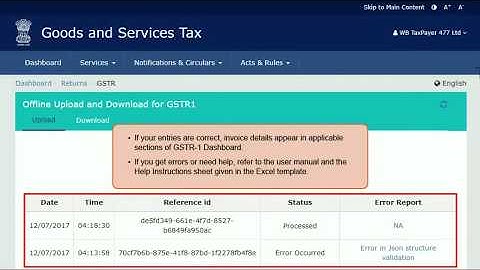 How to Upload GSTR1 Invoices in Offline Utility Part - 3 Uploading Invoices with Excel Templates