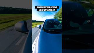 Filming Myself Driving With Insta360 X3 shorts