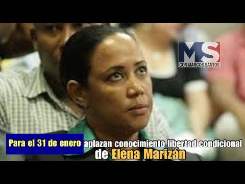 Para el 31 de enero aplazan conocimiento libertad condicional de Elena Marizán