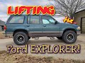 Ford Explorer lift kit project   2nd gen   DIY how to lift for AWD and 4x4