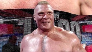 Triple H collides with Brock Lesnar in \\