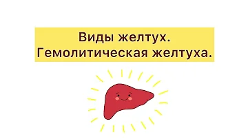 Желтуха. Гемолитическая желтуха.