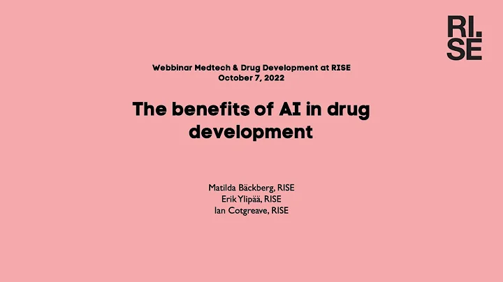 The benefits of AI in drug development