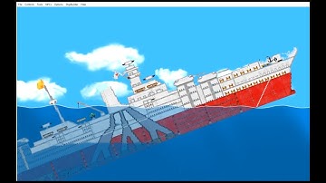 Sinking the K.M.S der Fuhrer ship - Floating Sandbox Simulator
