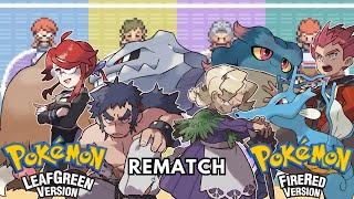 Pokemon FireRed & LeafGreen- All Elite Four Battles (Rematch)