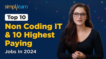 Top 10 Non Coding IT Jobs And 10 Highest Paying Jobs In 2024 | No Coding IT Jobs 2024 | Simplilearn