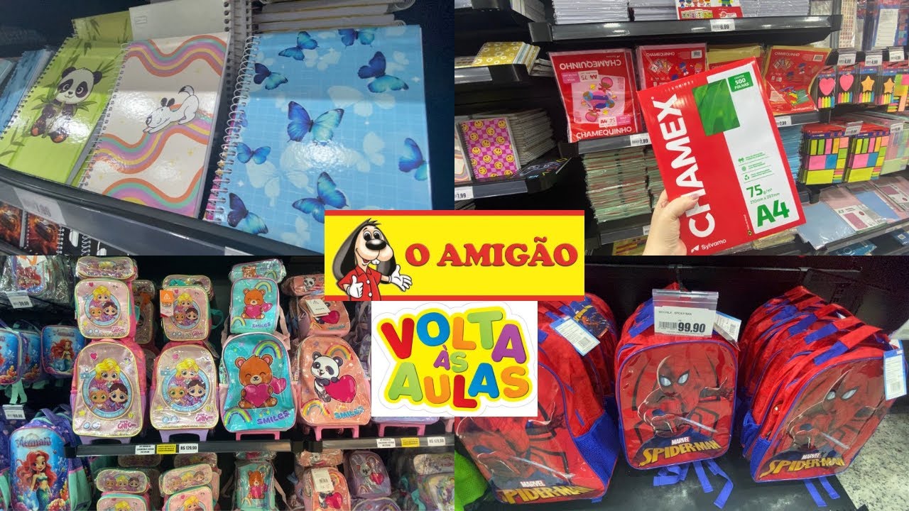 MATERIAL ESCOLAR 2026 NA LOJA O AMIGÃO | PARTE 1 