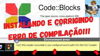 Erro de compilação no CodeBlocks
