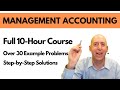 Full management accounting course in one 10 hours