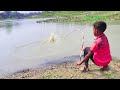 Fishing Video || You will be surprised to see the fishing talent of the village boy || Fish hunting